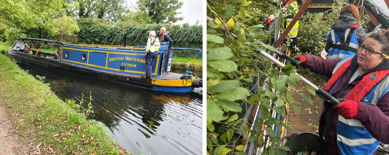 Beyond the office: Canal volunteering day